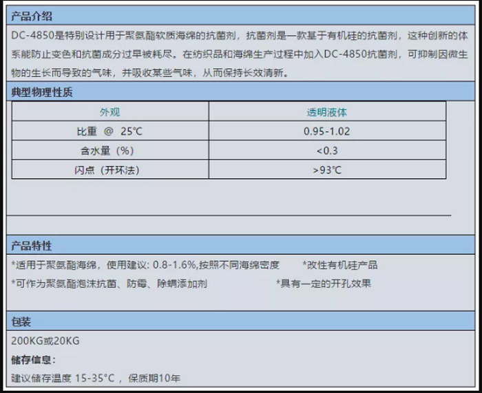 東莞市啟光集團(tuán)強(qiáng)力推薦 | 有機(jī)硅抗菌劑DC-4850